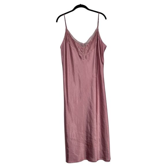Soma Sensual Nightgown Womens XL Rose Gold Romantic Valentines Day Sexy - Picture 1 of 8